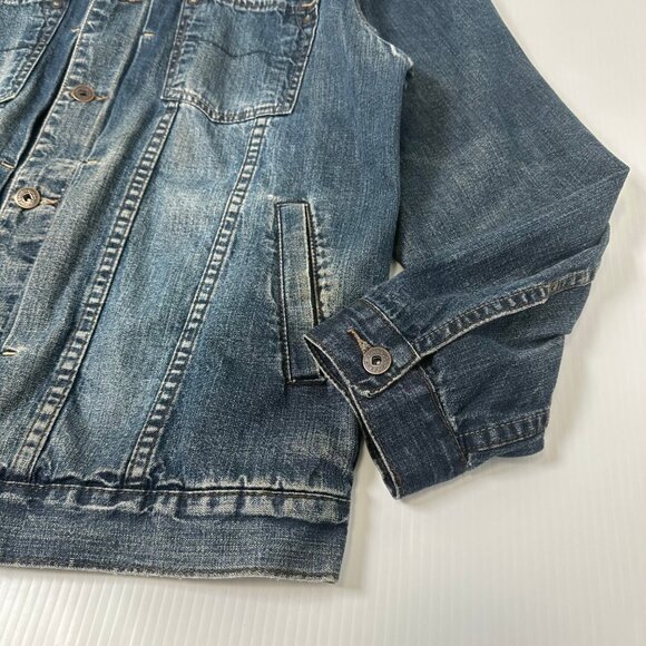 Y2K Marithe Francois Girbaud Denim Jacket L - Picture 4 of 6